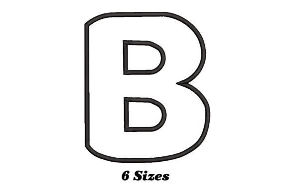 Alphabet Letter B Embroidery Review