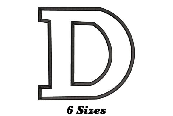 Alphabet Letter D Outline Embroidery Review