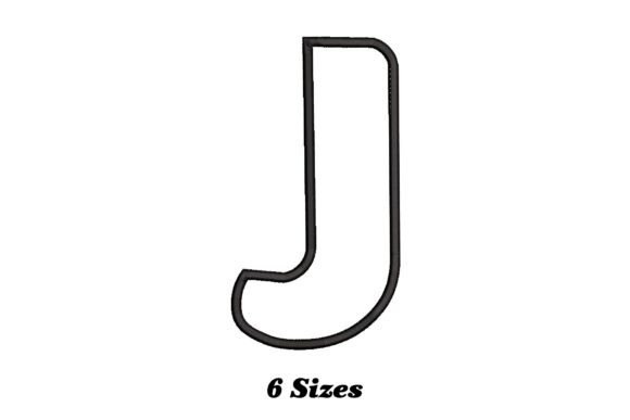 Alphabet Letter J Outline Embroidery Review