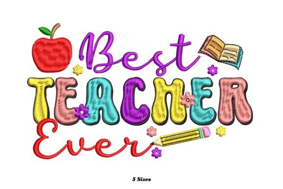 Heartwarming Best Teacher Ever Embroidery Review