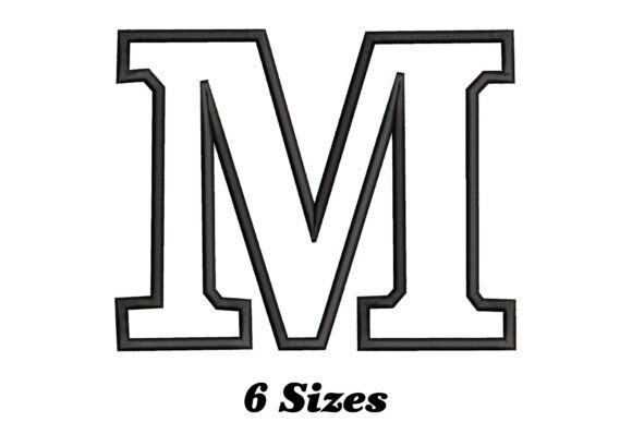 Letter M Outline Embroidery Review