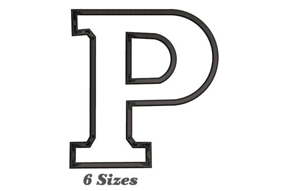 Letter P Outline Embroidery Design Review