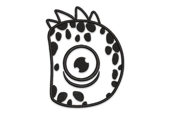 Monster Alphabet Letter D Review for Boutique Apparel
