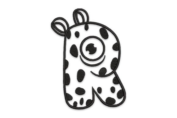 Monster Alphabet Letter R for Seasonal Collections