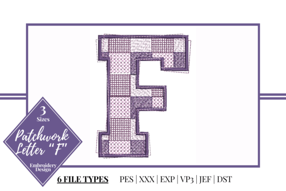 Patchwork Letter F: Seasonal Design Review