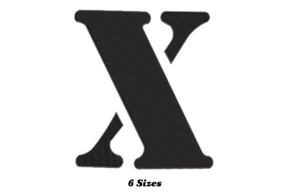 Review: Alphabet Letter X for Custom Embroidery Projects