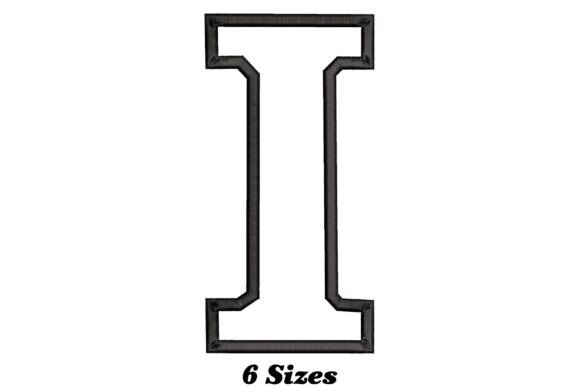 Review: Stylish Letter I Embroidery Design