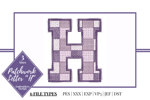 Reviewing Patchwork Letter H for Business Merch