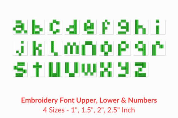 Reviewing Pixopedia Font for Real Embroidery Projects