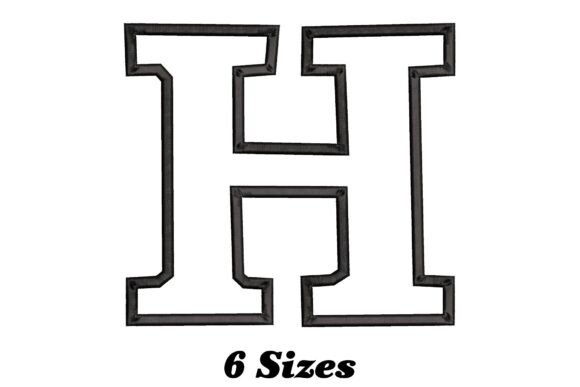 Stylish Letter H Embroidery Review